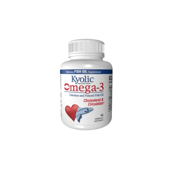 Omega 3, Kyolic, 90 capsule-<p>KYOLIC OMEGA 3 conține ulei de pește care furnizează o cantitate mare de EPA și DHA. </p>