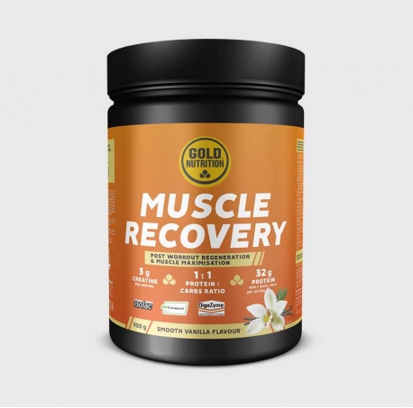 Pulbere refacere dupa efort cu vanilie Muscle Recovery, GoldNutrition, 900 g