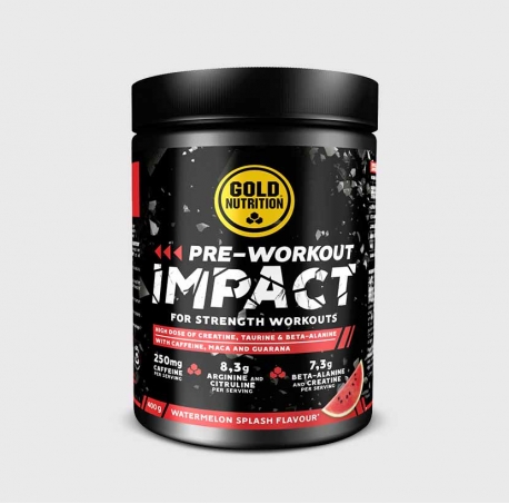 GoldNutrition PRE-WORKOUT Impact pepene rosu 400 gr
