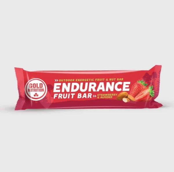 Baton Endurance Fruit Bar Capsuni, 40 g, GoldNutrition-<p>Endurance Fruit Bar este un baton energetic delicios care combină zaharurile naturale ale fructului cu zaharuri cu absorbṭie rapidă şi intermediară, permitând refacerea glicemiei şi menṭinerea nivelurilor de energie pentru perioade mai prelungite.</p>