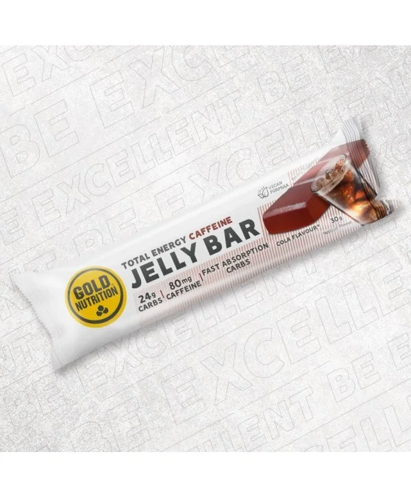 Jeleu energizant cu aroma de Cola Jelly Bar, GoldNutrition, 30g-<p>Noile tale jeleuri energizante preferate pentru antrenamentele pe termen lung.</p>