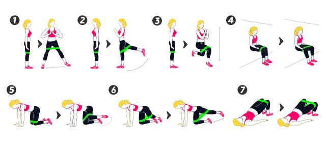 7 exerciții cu benzi de fitness
