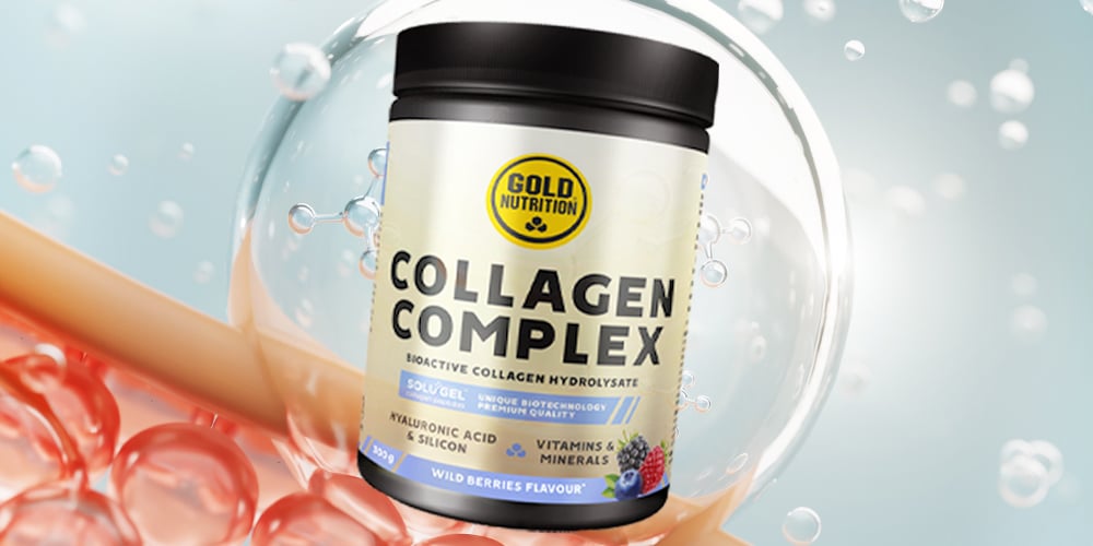 Colagen Collagen Complex cu fructe de padure, GoldNutrition, 300g